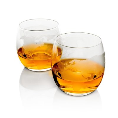 4 st Whiskeyglas till Whiskeykaraff Globe (220ml)