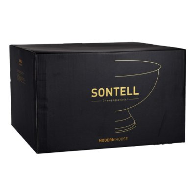 Seau à champagne plaqué or de 10 litres